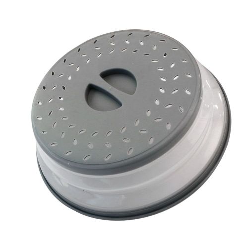1pc Collapsible Microwave Splatter Cover For Food; Multifunctional Silicone Folding Fresh-keeping Cover; Oil-proof Splash-proof Cover